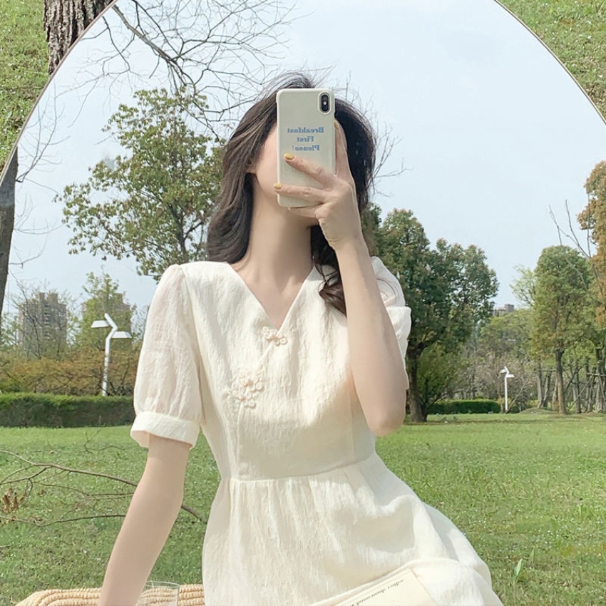 中式国风连衣裙女2026新款夏设计...