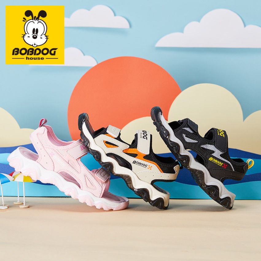 巴布豆旗舰店童鞋男女童凉鞋2021...