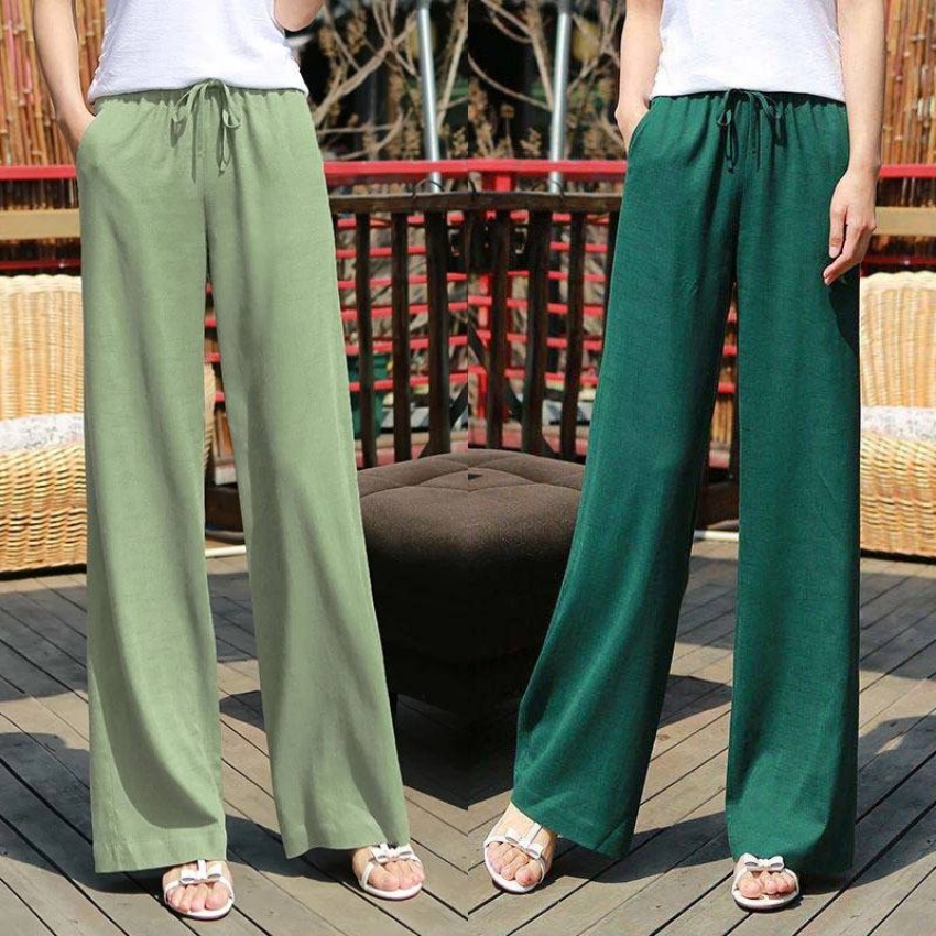 厂家直销2025夏新款长裤女韩版垂...