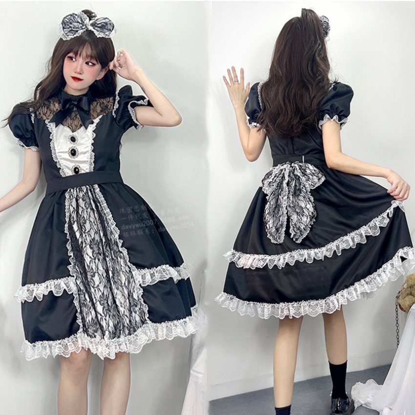 日常少女软妹日系女仆装cos可爱女...
