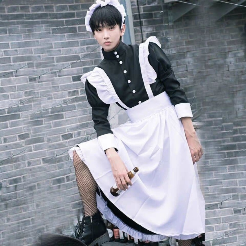女仆装cosplay可爱日系洛丽塔裙